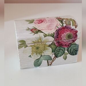 Upcycled Decoupaged Floral Decorative Cedar Vintage Box